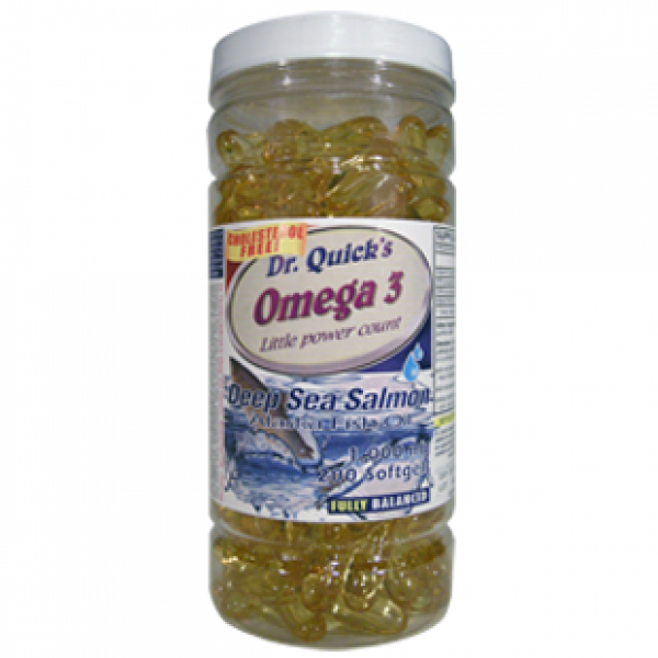 DrQuicks Omega Fish Oil Balık Yağı Enteric Coated Softjel
